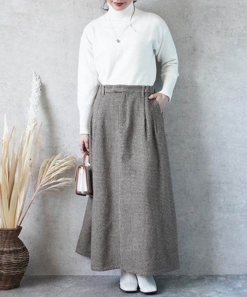 Emma（SELECT LEVERY）（エマ セレクトリベリー）の「ライトメルトンロングスカート（スカート・レディース・レッド系その他/ブラウン系その他/ブラック系その他2/ブラウン系その他2/ブラック系その他・LARGE/X-LARGE/MEDIUM/SMALL）」の17枚目の写真