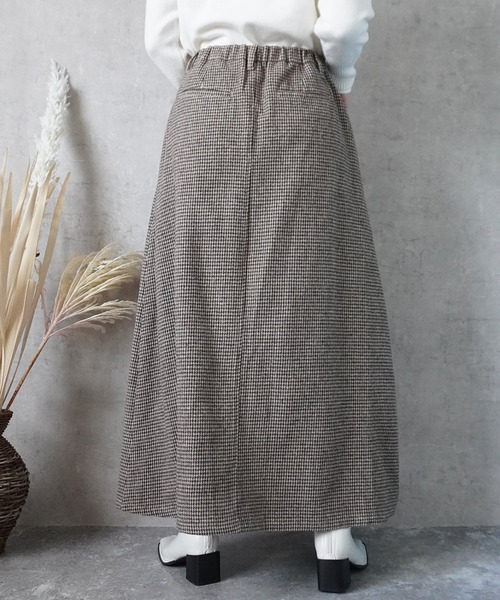 Emma（SELECT LEVERY）（エマ セレクトリベリー）の「ライトメルトンロングスカート（スカート・レディース・レッド系その他/ブラウン系その他/ブラック系その他2/ブラウン系その他2/ブラック系その他・LARGE/X-LARGE/MEDIUM/SMALL）」の15枚目の写真