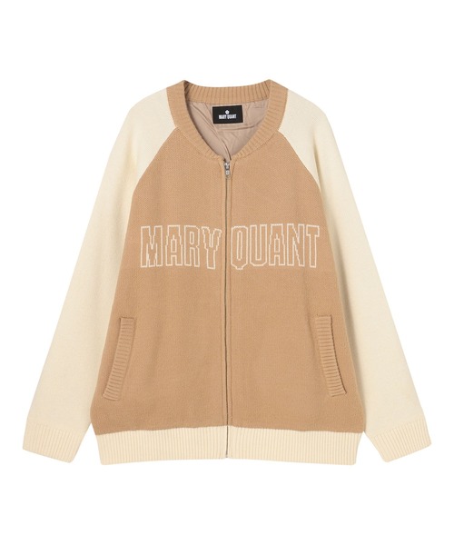 セール】ニットスタジャン ブルゾン（ブルゾン）｜MARY QUANT（マリー