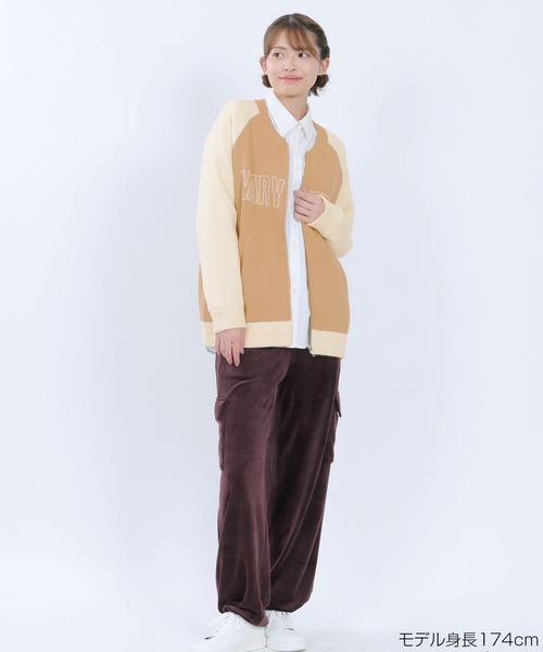 セール】ニットスタジャン ブルゾン（ブルゾン）｜MARY QUANT（マリー