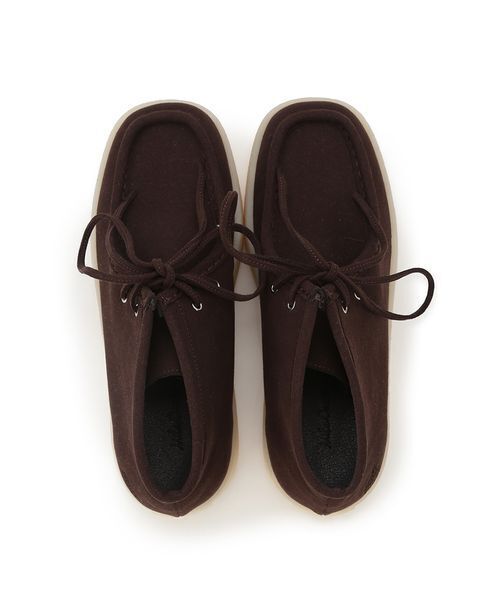 Mila Owen（ミラオーウェン）の「レースアップシューズ（モカシン/デッキシューズ・レディース・ダークブラウン/ベージュ・36/37/38）」の9枚目の写真