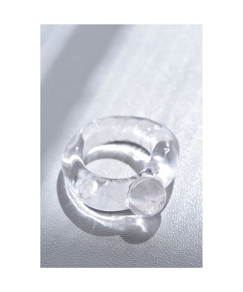 tone（トーン）の「【Astyle】clearball　ring(MA)（リング・レディース・クリア・FREE）」の2枚目の写真