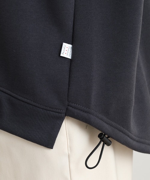 Quelle Chance(ケルシャンス)の「裾ドロストプルオーバー ぶらぶらネコモチーフ 長袖(Tシャツ/カットソー・レディース・ブラウン/キナリ/チャコールグレー・M/L)」の11枚目の写真