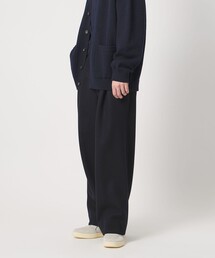 District（ディストリクト）の「＜District＞ウール ナイロン メルトン 2プリーツ ワイドパンツ（スラックス）」