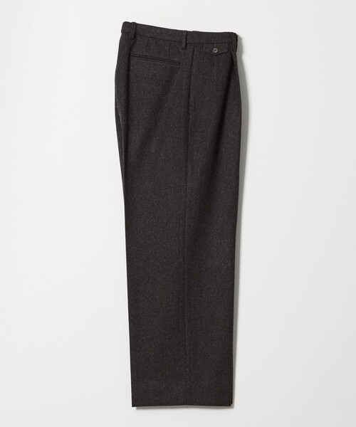 District（ディストリクト）の「＜District＞ウール ナイロン メルトン 2プリーツ ワイドパンツ（スラックス・メンズ・ダークグレー/ネイビー・S/L/M/XL）」の9枚目の写真