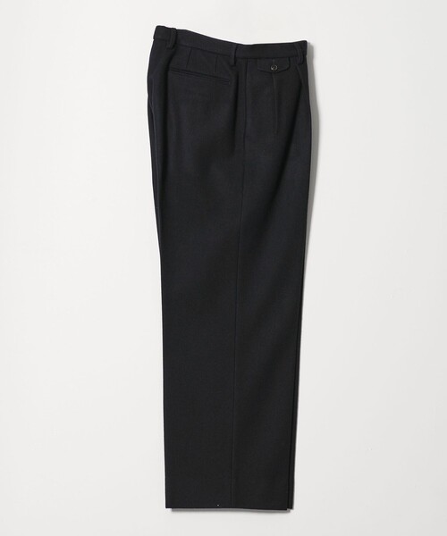 District（ディストリクト）の「＜District＞ウール ナイロン メルトン 2プリーツ ワイドパンツ（スラックス・メンズ・ダークグレー/ネイビー・S/L/M/XL）」の17枚目の写真