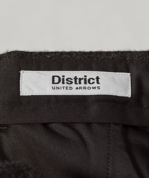 District（ディストリクト）の「＜District＞ウール ナイロン メルトン 2プリーツ ワイドパンツ（スラックス・メンズ・ダークグレー/ネイビー・S/L/M/XL）」の21枚目の写真