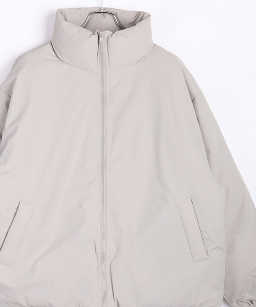 WESTSEA（ウエストシー）の「防風・撥水加工 中綿スタンドカラージャケット（ブルゾン・メンズ・チャコールグレー/ブラック/グレイッシュベージュ・M/L/XL）」の3枚目の写真