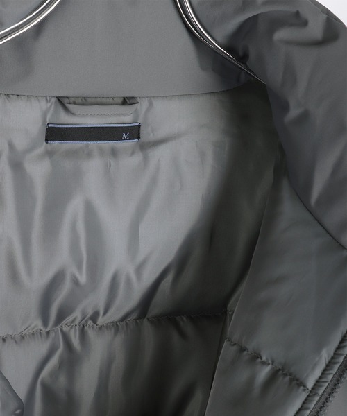 WESTSEA（ウエストシー）の「防風・撥水加工 中綿スタンドカラージャケット（ブルゾン・メンズ・チャコールグレー/ブラック/グレイッシュベージュ・M/L/XL）」の19枚目の写真