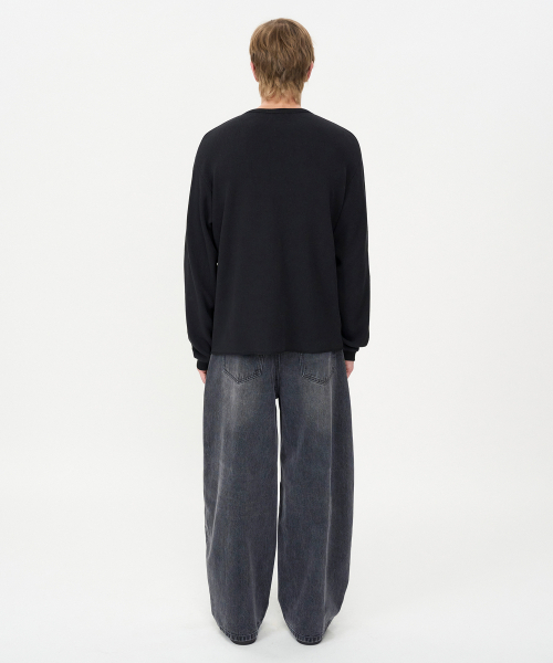 INSILENCE(インサイロンス)の「チェイントウィル バルーンフィットデニムパンツ WASHED BLACK(デニムパンツ・レディース・その他・SMALL/MEDIUM/LARGE)」の21枚目の写真