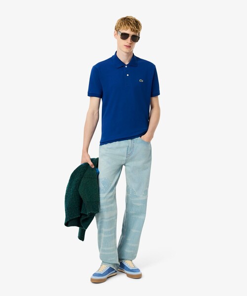 LACOSTE（ラコステ）の「グラフィカルデザイン シャンタコランドスケープモチーフデニムジーンズ（デニムパンツ・メンズ・ブルー・30/31/32/33）」の3枚目の写真