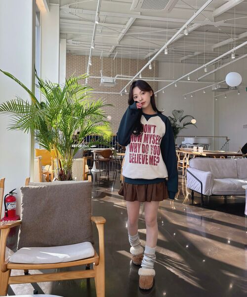 GAKKAI UNIONS(ガッカイユニオンズ)の「クルカードラグランスウェットディープグリーン(スウェット・レディース・その他・SMALL/MEDIUM/LARGE/X-LARGE)」の4枚目の写真
