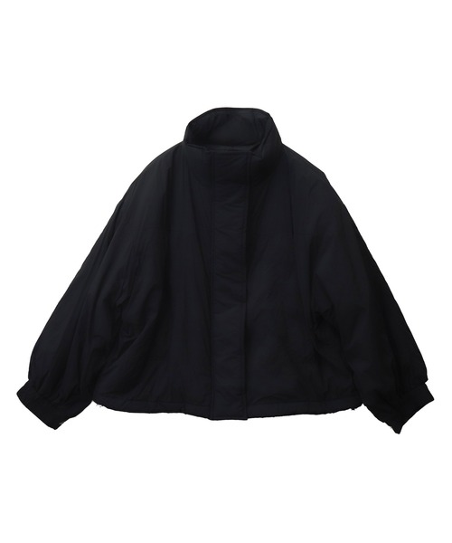 libelle more（リベル モア）の「【高機能中綿】サーモアリーナ (THERMO ARENA)蓄熱ボリュームショートブルゾン 通勤 / 大人カジュアル / ゆったりサイズ / 防寒（ダウンジャケット/コート・レディース・アイボリー/ブラック/オリーブ/ネイビー/モカ・M）」の13枚目の写真