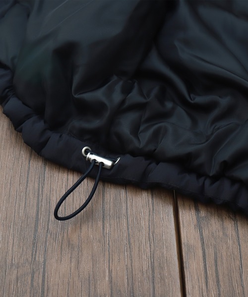 libelle more（リベル モア）の「【高機能中綿】サーモアリーナ (THERMO ARENA)蓄熱ボリュームショートブルゾン 通勤 / 大人カジュアル / ゆったりサイズ / 防寒（ダウンジャケット/コート・レディース・アイボリー/ブラック/オリーブ/ネイビー/モカ・M）」の18枚目の写真