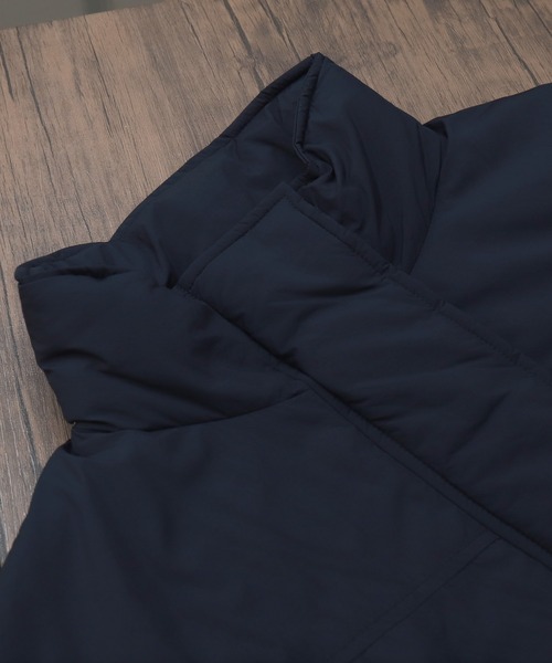 libelle more（リベル モア）の「【高機能中綿】サーモアリーナ (THERMO ARENA)蓄熱ボリュームショートブルゾン 通勤 / 大人カジュアル / ゆったりサイズ / 防寒（ダウンジャケット/コート・レディース・アイボリー/ブラック/オリーブ/ネイビー/モカ・M）」の10枚目の写真