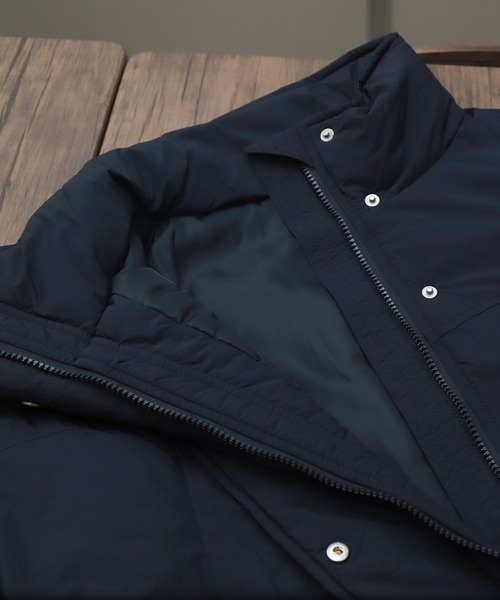 libelle more（リベル モア）の「【高機能中綿】サーモアリーナ (THERMO ARENA)蓄熱ボリュームショートブルゾン 通勤 / 大人カジュアル / ゆったりサイズ / 防寒（ダウンジャケット/コート・レディース・アイボリー/ブラック/オリーブ/ネイビー/モカ・M）」の12枚目の写真