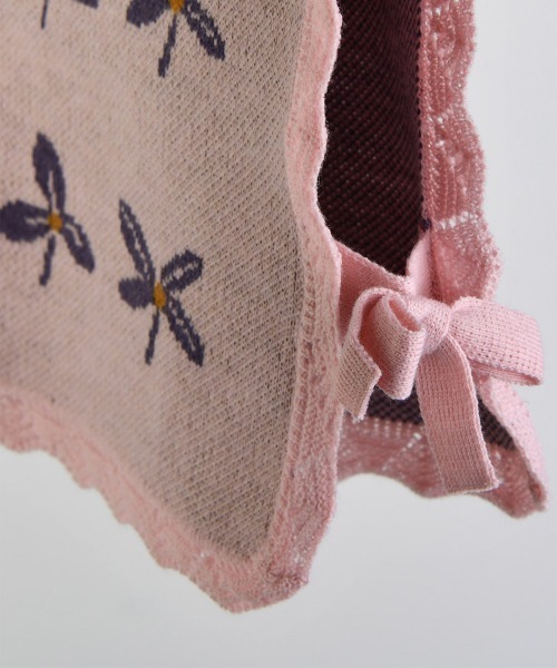 moimoln（モイモルン）の「フラワーニットベスト（ベスト・キッズ・ピンク・100cm/110cm/120cm/90cm）」の6枚目の写真