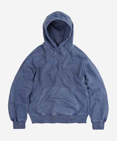 FRIZMWORKS(フリズムワークス)の「OG PIGMENT DYEING HOODY 002 _ BLUE(パーカー・メンズ・その他・LARGE/X-LARGE/SMALL/MEDIUM)」の1枚目の写真