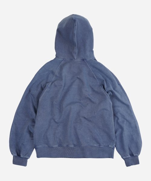 FRIZMWORKS(フリズムワークス)の「OG PIGMENT DYEING HOODY 002 _ BLUE(パーカー・メンズ・その他・LARGE/X-LARGE/SMALL/MEDIUM)」の3枚目の写真