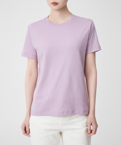 MUSINSA STANDARD WOMAN（ムシンサスタンダードウーマン）の「ウィメンズベーシッククルーネックTシャツ[ライラック]（Tシャツ/カットソー・レディース・その他・SMALL/MEDIUM/LARGE/X-SMALL）」の7枚目の写真