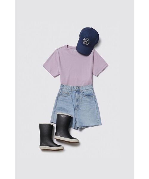 MUSINSA STANDARD WOMAN（ムシンサスタンダードウーマン）の「ウィメンズベーシッククルーネックTシャツ[ライラック]（Tシャツ/カットソー・レディース・その他・SMALL/MEDIUM/LARGE/X-SMALL）」の8枚目の写真