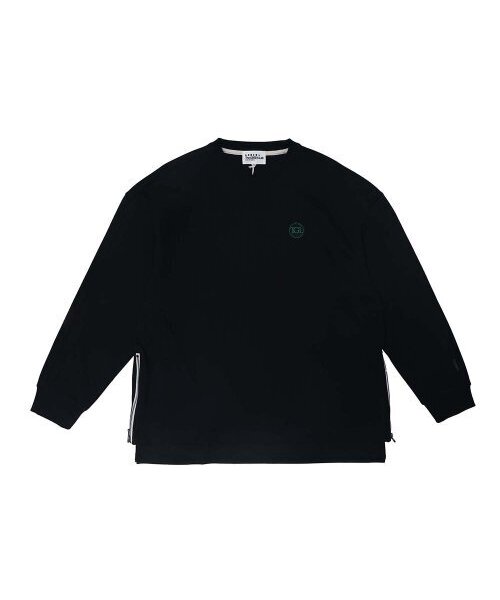 THE GREEN LAB（ザグリーンラボ）の「サイドジッパースウェットシャツ[ブラック]（スウェット・メンズ・その他・MEDIUM/LARGE）」の4枚目の写真