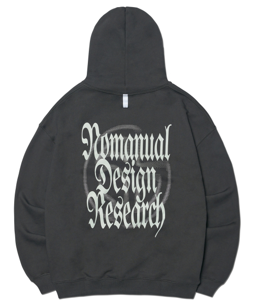 NOMANUAL(NOMANUAL)の「MANERO HOODIE - CHARCOAL(パーカー・レディース・その他・MEDIUM/LARGE/X-LARGE/SMALL)」の1枚目の写真