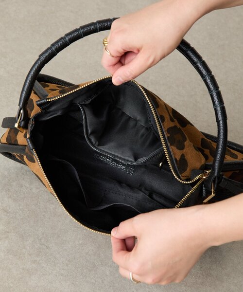 LIVETART(リヴェタート)の「2WAYレザーショルダー(レオパード)(ショルダーバッグ・レディース・ゴールド・FREE)」の11枚目の写真