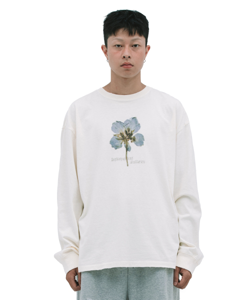 DEFGARMENTS（デフグラメンツ）の「DRY FLOWER LONG SLEEVE [IVORY]（Tシャツ/カットソー・レディース・その他・MEDIUM/LARGE）」の4枚目の写真