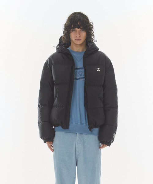 Rest&Recreation(レストアンドレクリエーション)の「2WAY HOOD DOWN JACKET - BLACK(ダウンジャケット/コート・レディース・その他・LARGE/SMALL)」の2枚目の写真