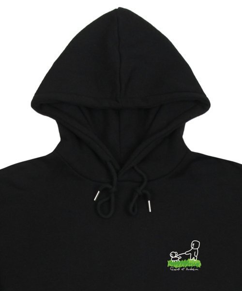 GRAVER（グレーバー）の「[UNISEX]ヒューマンパピーワークフードパーカー_ブラック（パーカー・レディース・ブラック・SMALL/MEDIUM/LARGE）」の3枚目の写真