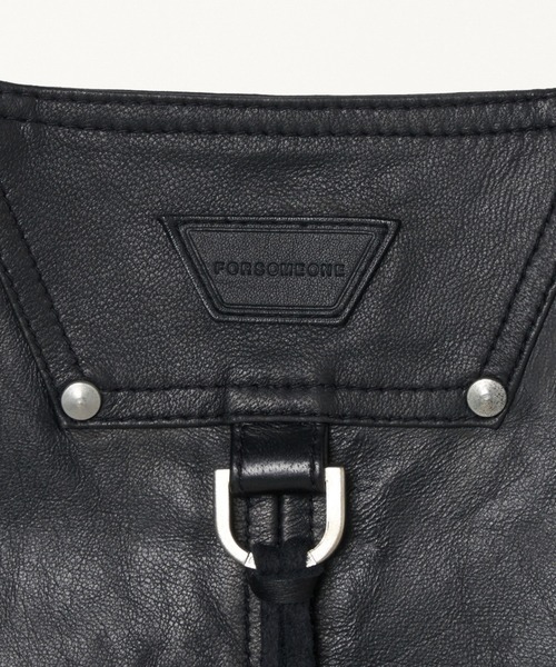 FORSOMEONE（フォーサムワン）の「FORSOMEONE MERA BIKER VEST（ベスト・メンズ・ブラック・48）」の8枚目の写真