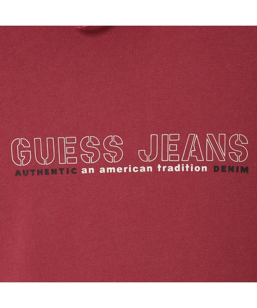 GUESS JEANS（ゲスジーンズ）の「GUESS JEANS Os Outline Hoodie パーカー（パーカー・メンズ・ブラック/ピンク/ホワイト・LARGE/X-LARGE/MEDIUM/SMALL）」の15枚目の写真