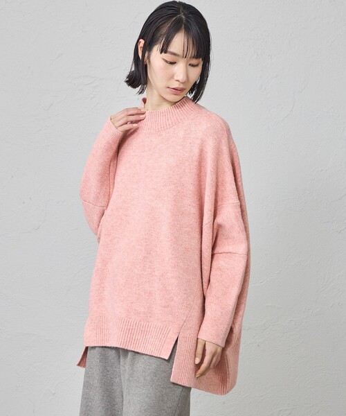 CAST:(キャストコロン)の「【着回し抜群】オーバーサイズタートルネックニット(ニット/セーター・レディース・ピンク系その他2/オフホワイト/ブルー系その他2/ブラウン系その他5・M)」の4枚目の写真