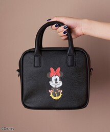 【MICKEY(ミッキー)/別注】レザーライクボストンバッグ