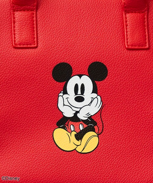 coen（コーエン）の「【MICKEY（ミッキー）/別注】レザーライクボストンバッグ（ショルダーバッグ・レディース・オフホワイト/シルバー/ブラック/レッド/その他2・FREE）」の14枚目の写真