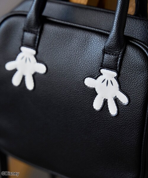 coen（コーエン）の「【MICKEY（ミッキー）/別注】レザーライクボストンバッグ（ショルダーバッグ・レディース・オフホワイト/シルバー/ブラック/レッド/その他2・FREE）」の17枚目の写真