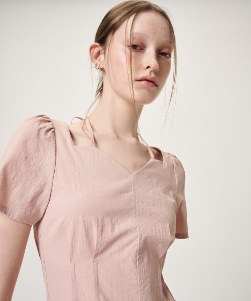 ETMON（エトモン）の「Heart Neck Strap Dress, Pink（ワンピース・レディース・その他・MEDIUM/SMALL）」の5枚目の写真