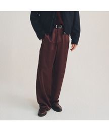 LMOOD（エルムード）の「サテンワイドスラックスブラウン（スラックス）」