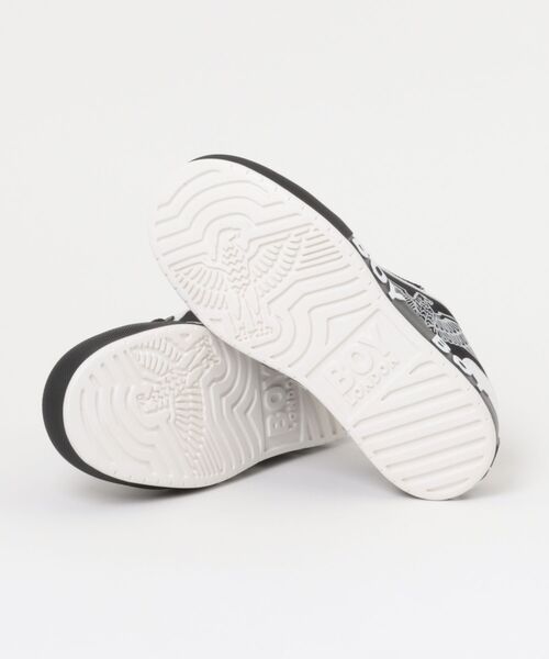 BOY LONDON(ボーイロンドン)の「【BOY LONDON】BOY MONO CANVAS LOW-CUT SNEAKER(スニーカー・メンズ・ホワイト×ブラック・36)」の6枚目の写真