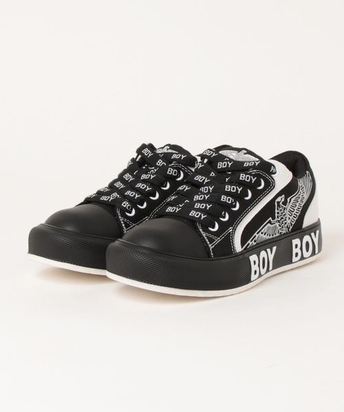【BOY LONDON】BOY MONO CANVAS LOW-CUT SNEAKER