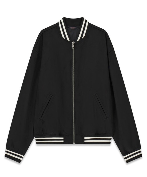 GUESS JEANS（ゲスジーンズ）の「GUESS JEANS Faux Suede Bomber ブルゾン（ブルゾン・メンズ・ベージュ/ブラック・SMALL/MEDIUM/LARGE/X-LARGE）」の9枚目の写真