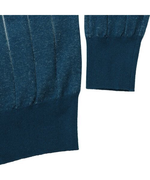 sortie(ソルティ)の「Reverse Combination Polo Knit (Blue)(ニット/セーター・メンズ・その他・X-LARGE/MEDIUM/LARGE)」の4枚目の写真