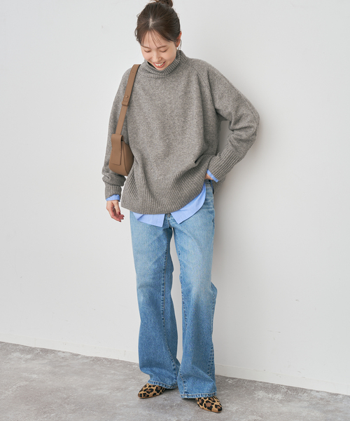 Spick & Span（スピックアンドスパン）の「《WEB限定》Spick & Span レザーポインテッドフラットシューズ（レオパード）（パンプス・レディース・キャメル・36/37/38）」の2枚目の写真