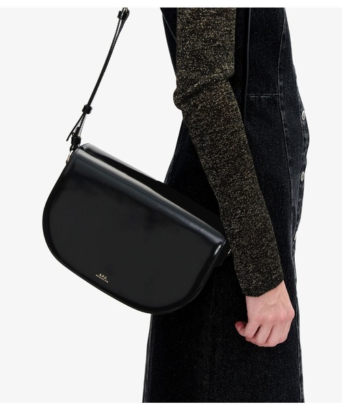 A.P.C.(アーペーセー)の「LE B-SIDE(ショルダーバッグ・レディース・ブラック/ブラウン・ONESIZE)」の8枚目の写真