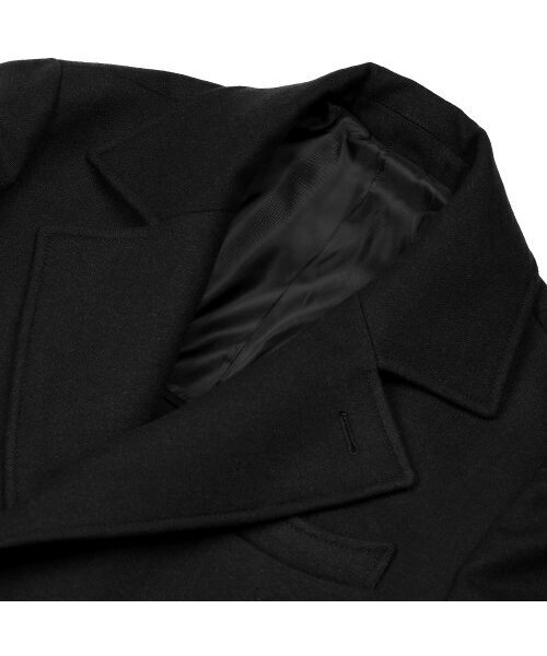 sortie(ソルティ)の「Bonheur Wool Polo Coat (Black)(チェスターコート・メンズ・その他・X-LARGE/LARGE/MEDIUM)」の2枚目の写真
