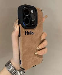 WESTBOY（ウエストボーイ）の「マット スエード調 ワンポイント iPhoneカバー アイフォンケース スマホケース WO25W8AC09（スマホケース/カバー）」