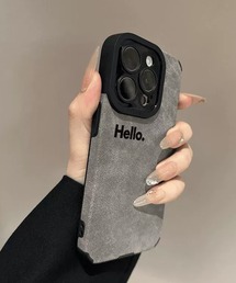 WESTBOY（ウエストボーイ）の「マット スエード調 ワンポイント iPhoneカバー アイフォンケース スマホケース WO25W8AC09（スマホケース/カバー）」