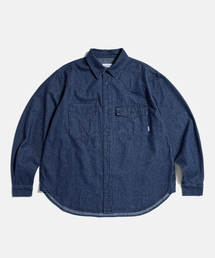 ESPIONAGE（エスピオナジ）の「Denim Western Shirt Mid Indigo（シャツ/ブラウス）」