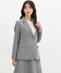 Honeys（ハニーズ）の「【ストレッチ・ウォッシャブル・イージーケア】2つ釦テーラードジャケット（テーラードジャケット）」